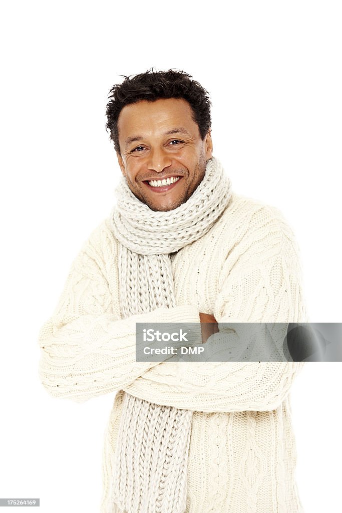 Reifer Mann ein Pullover dich kalt - Lizenzfrei Afrikanischer Abstammung Stock-Foto