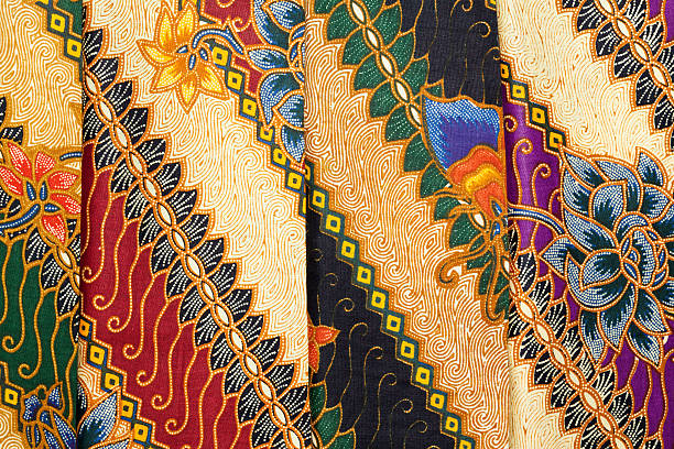 istock Printed Batik at Indonesian Textile-Market 175264541