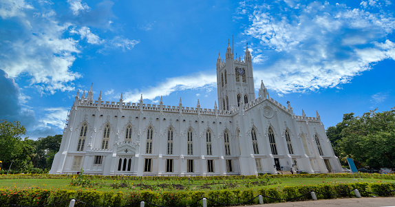 St Paul's Cathedral church located in Kolkata, West Bengal, India