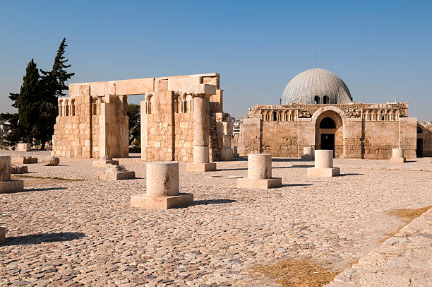 Umayyad Palace audience hall in Amman, Jordan
