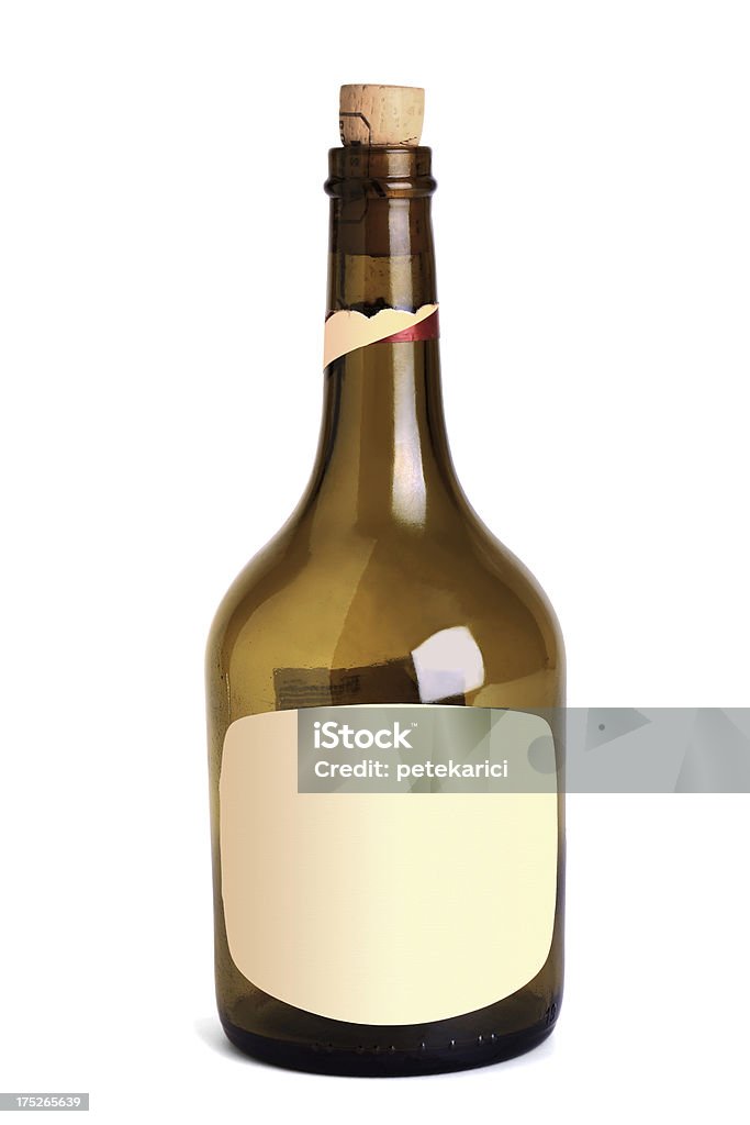 Bottiglia di vino rosso - Foto stock royalty-free di Alchol