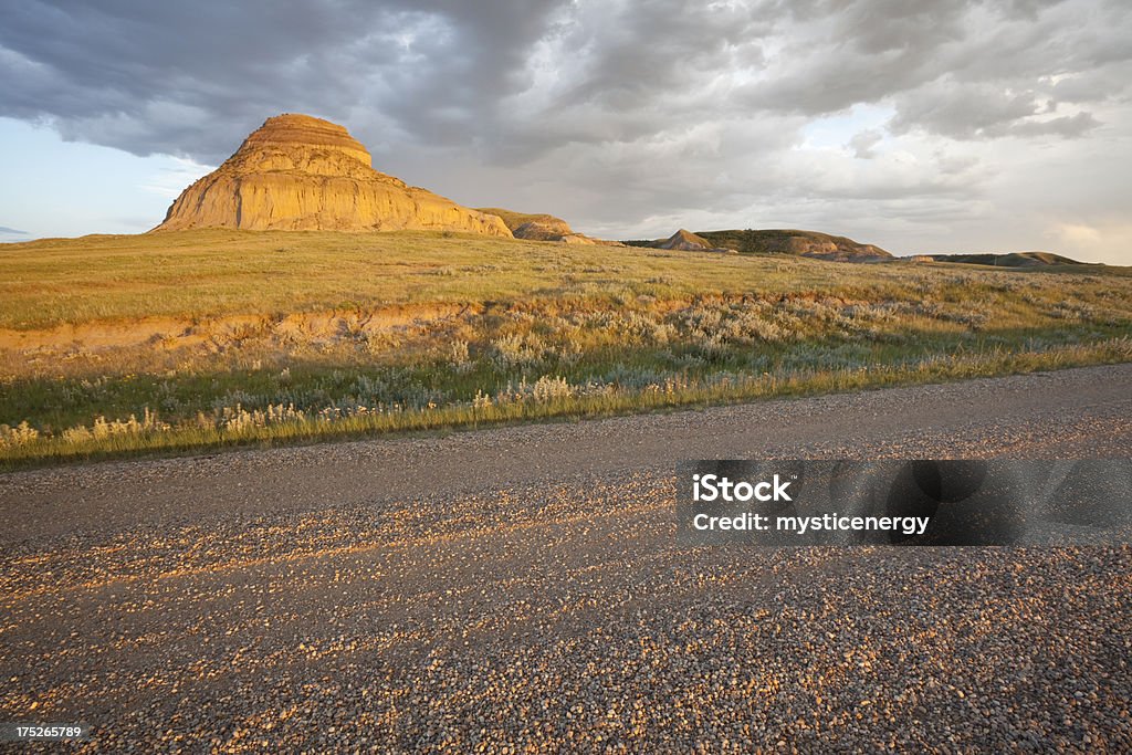 Big fangosi Valley Saskatchewan - Foto stock royalty-free di Ambientazione esterna