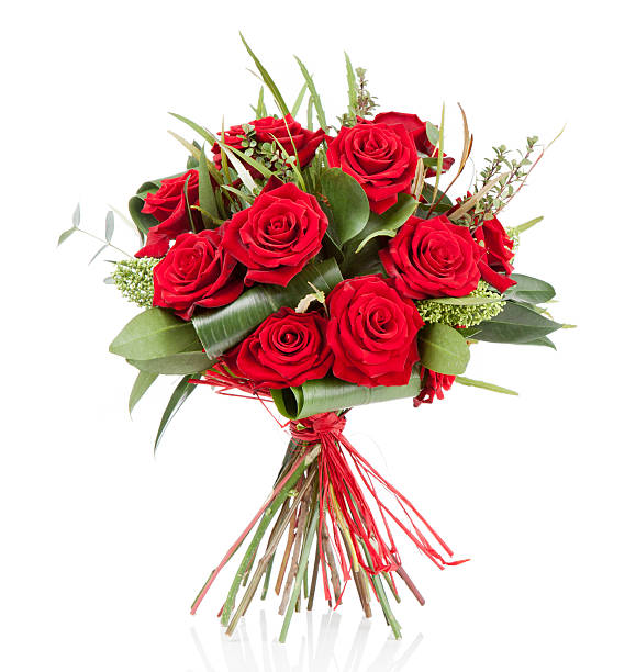 san valentino, bouquet, regalo - rose valentines day bouquet red foto e immagini stock