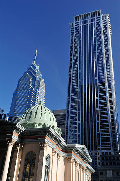 istock Church and Modern Buildings 175266231