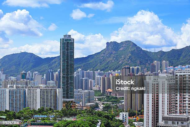 Kowloon Hong Kong Horizonte - Fotografias de stock e mais imagens de Ao Ar Livre - Ao Ar Livre, Arquitetura, Central Plaza - Hong Kong
