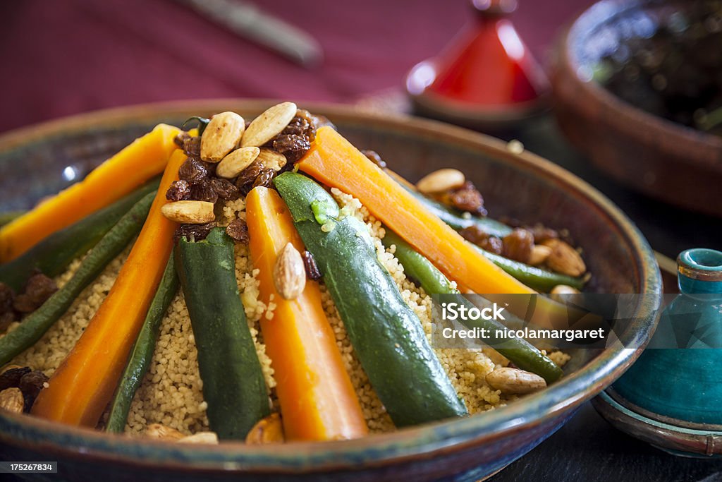 couscous aux légumes - Photo de Maroc libre de droits