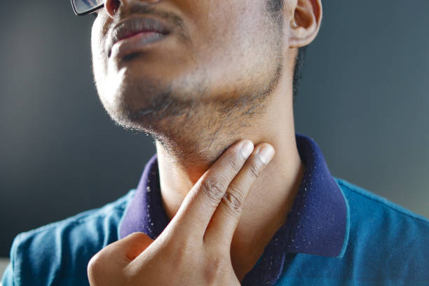istock Unrecognized Man Touching His Neck To Control Blood Pressure 1752679040