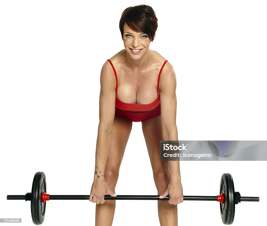 Fitness donna - Foto stock royalty-free di Culturismo
