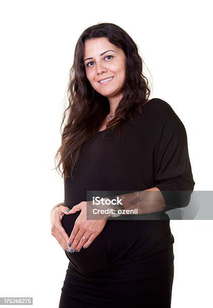 Die Schwangerschaft Stockfoto und mehr Bilder von Anfang - Anfang, Attraktive Frau, Berühren