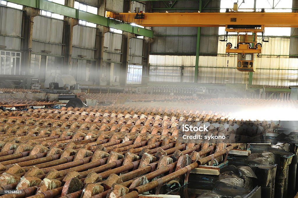 Briques de refroidissement - Photo de Cuivre - En métal libre de droits