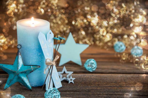 istock Free Space, Turquoise Christmas Decor 1752689016