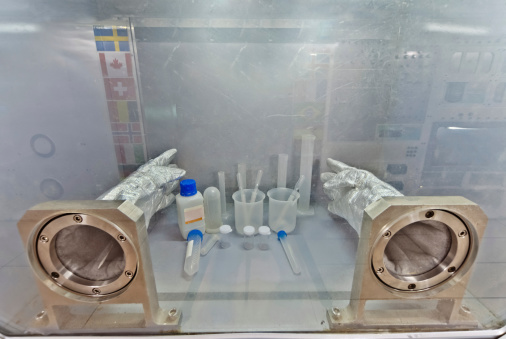 Microgravity Science glovebox for Space Station