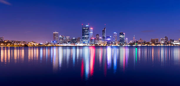 istock Panoramic View of the Perth City Skyline in Australia 175269166
