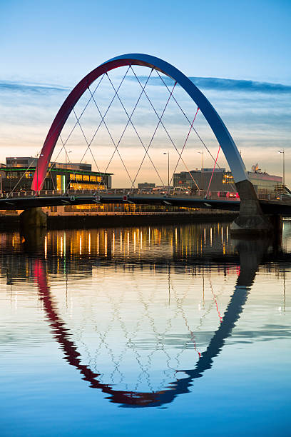 ponte finnieston, glasgow - finnieston imagens e fotografias de stock