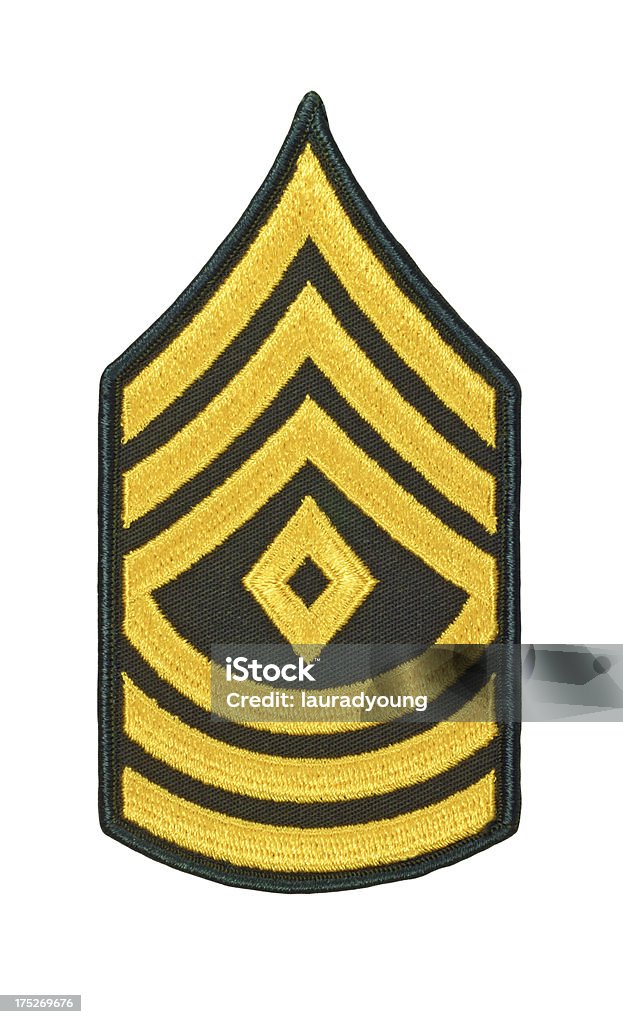 США и армии первой Сержант Rank Символика - Стоковые фото Армия роялти-фри