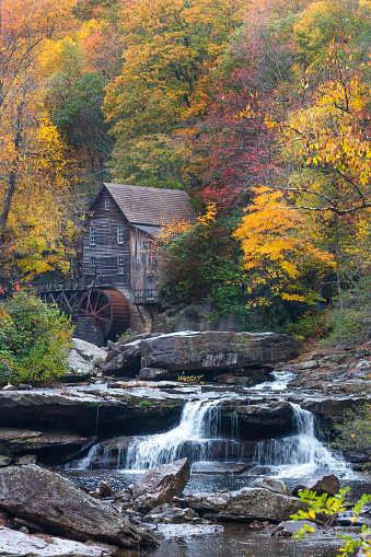 Water Mill wheel at Cades Cove, Great Smoky Mountains National Park, USA