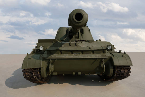 istock Russian self-propelled howitzer 152mm Akatsiya. 1752739583