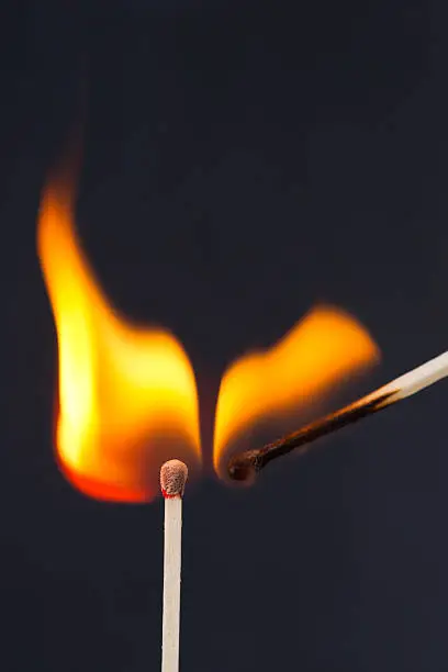 Photo of Matches burning