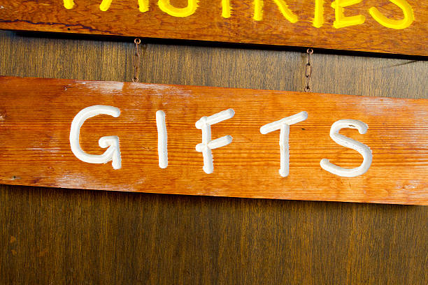 istock Gifts Wood Sign 175274559