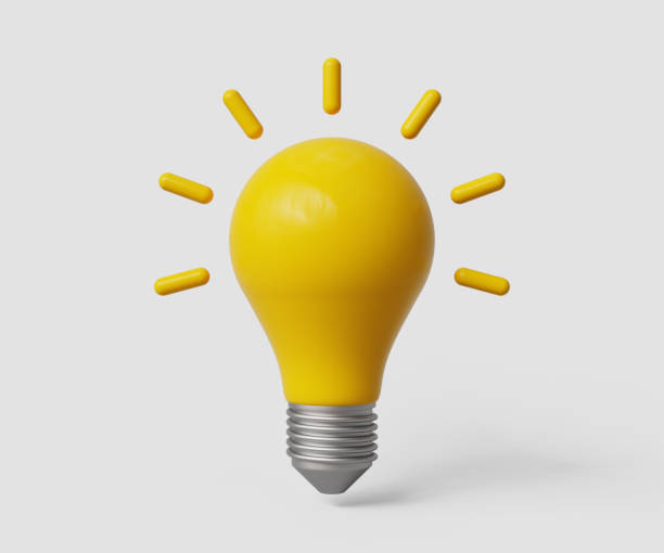 istock 3D creative idea. Creativity, innovation, inspiration, invention, idea and brainstorm concept. Shiny lightbulb icon. 3d illustration 1752745818