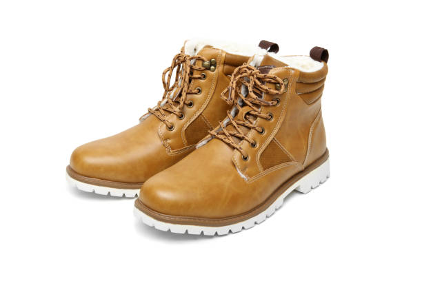 istock Male winter boots isolated on white 1752830245