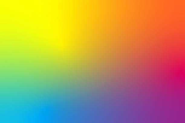 istock Pop Y2K multicolored blurred gradient vibrant background. Yellow and purple aesthetic noisy colorful background 1752856330
