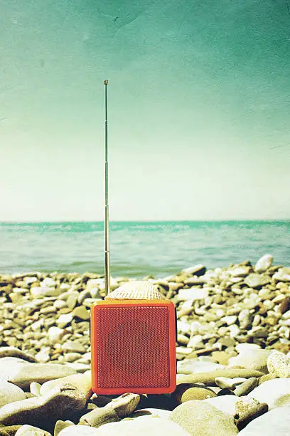 Photo of Radio on beach