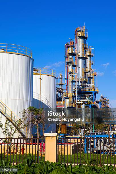Petrochemischen Industrie Stockfoto und mehr Bilder von Aluminium - Aluminium, Bildkomposition und Technik, Chemiefabrik
