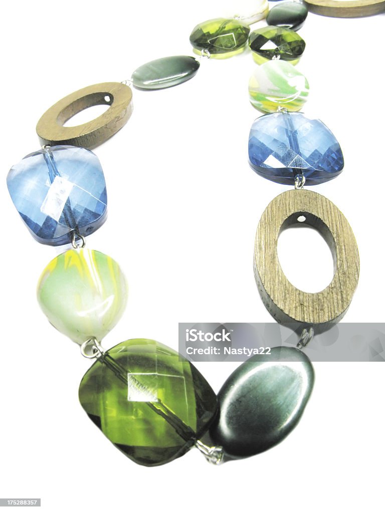 Perlas de color brillante jewelery - Foto de stock de Amarillo - Color libre de derechos
