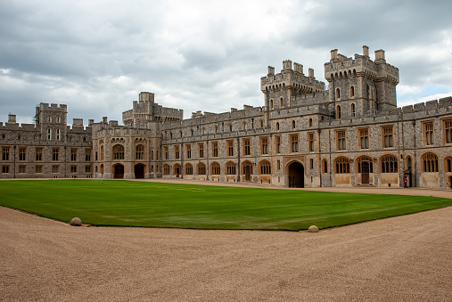 Tower of London, historic castle at north bank of River Thames, central London.  Founded in 1066 is also home of the Crown Jewels of England. Was used as a prision in 16th and 17th centuries and today is protected as a World Heritage Site