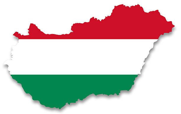 istock Map and flag of Hungary 175290473