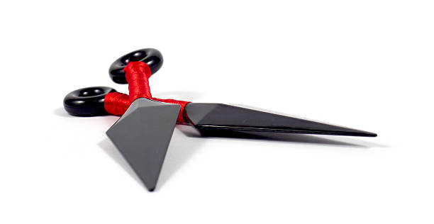 istock To throw ninja weapons isolated on white background 175292126