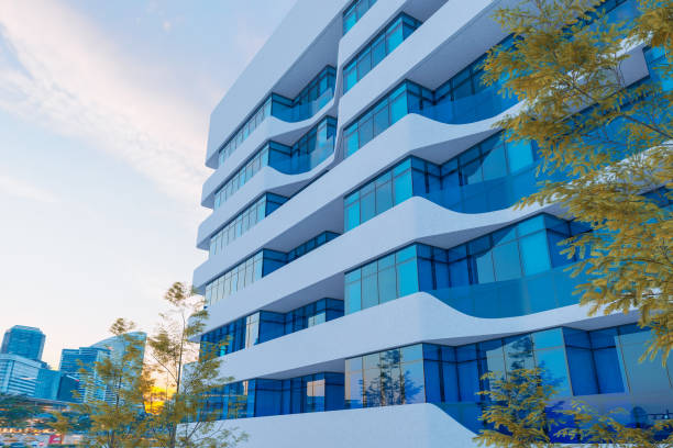 istock Business buildings, Modern exterior commercial, 1753016877