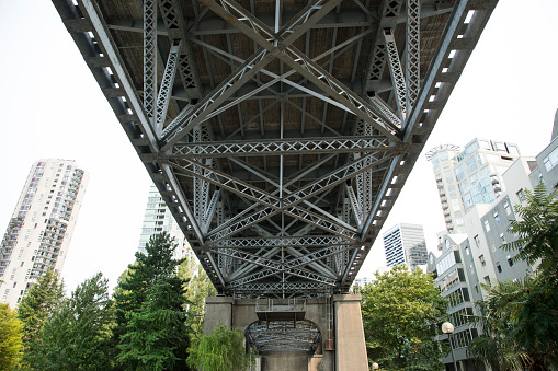 Burrard Street Bridge in Vancouver, Canada