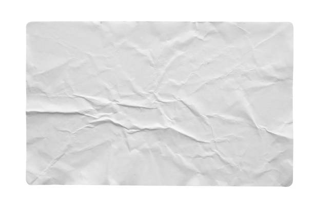 istock Paper sticker label isolated on white background 1753102310