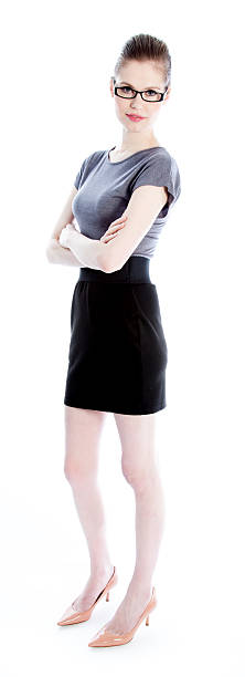 istock Attractive business woman  isolated on white background 175329743