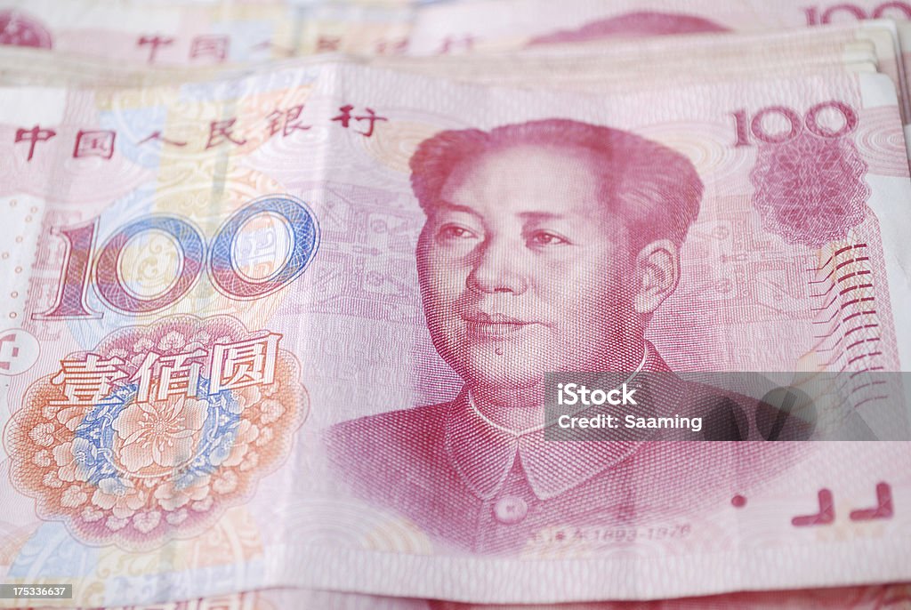 Chiny renminbi - Zbiór zdjęć royalty-free (Banknot)