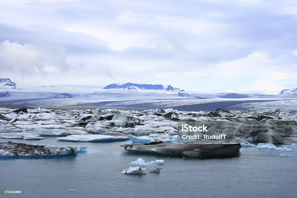 The Jökulsárlón lake - Zbiór zdjęć royalty-free (Akwamaryn)