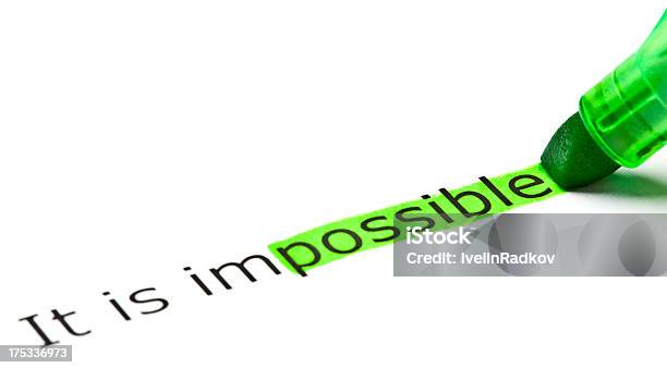Possible Highlighted In Impossible Stock Photo - Download Image Now - Adversity, Challenge, Chance