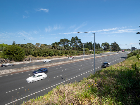 Overpass and State highway in Auckland, New Zealand
