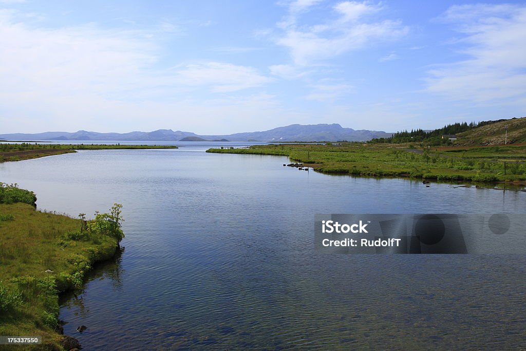 Thingvellir - Foto de stock de Cascata royalty-free