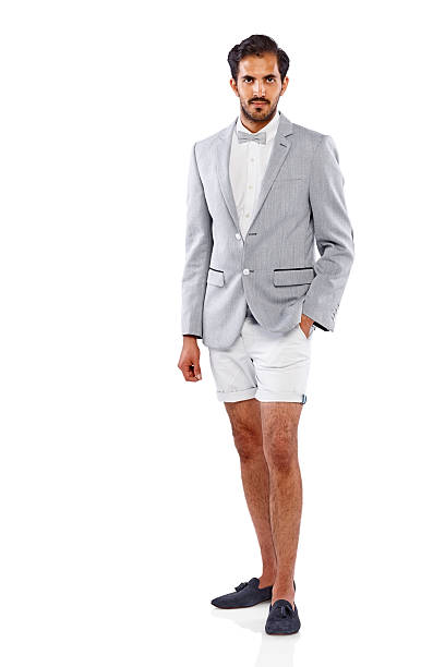 empresário indiano bonito vestindo shorts - suit male beauty men businessman imagens e fotografias de stock