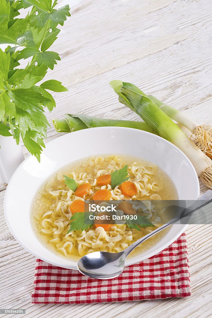 Sopa de Noodle - Royalty-free Canja de Galinha Foto de stock