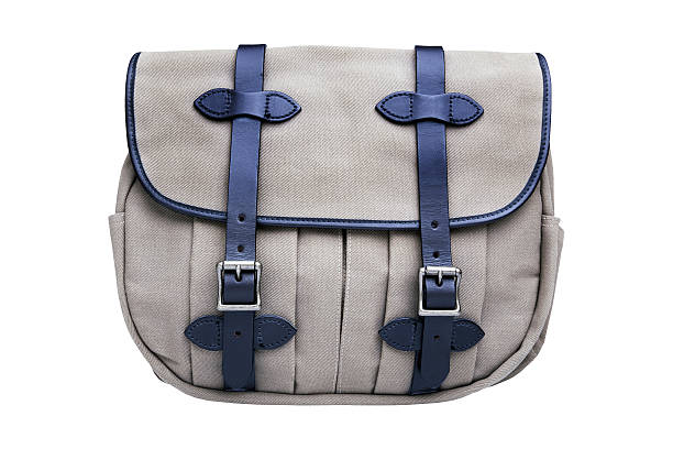 istock Rugged canvas bag, isolated with clipping paths on white background. 175345916