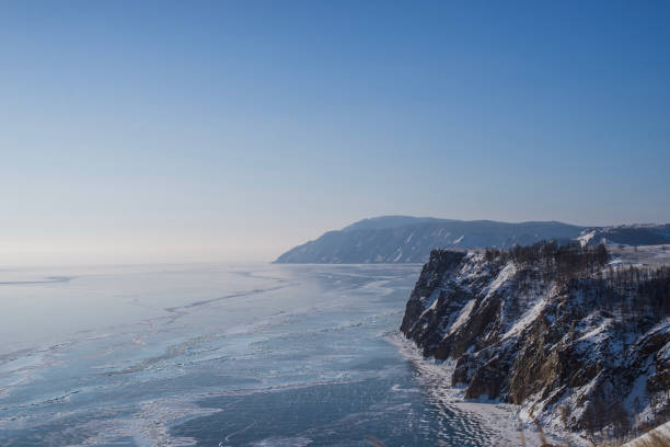 istock Aerial view Lake Baikal winter 1753478156
