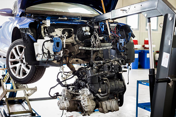 istock Repair of a car engine 175348560