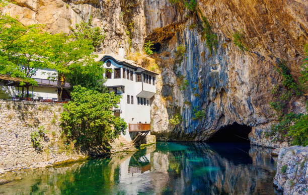 istock Famous monastery in Bosnia- Blagaj, Buna river 1753506367