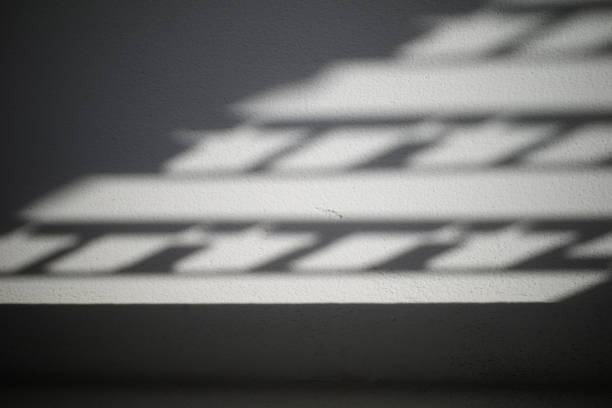 istock White and Grey wall texture background on building, Light and shadow from wrought iron, Sunlight in a room, Abstract art, Minimalist interior 1753592138