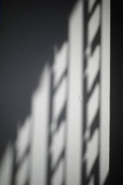 istock White and Grey wall texture background on building, Light and shadow from wrought iron, Sunlight in a room, Abstract art, Minimalist interior 1753592706