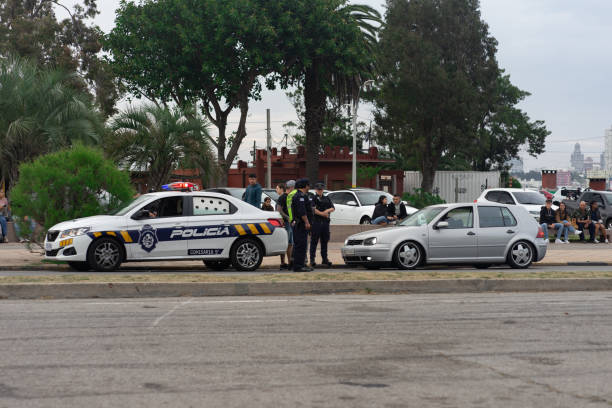 traffic police conducting a routine operation in the city. - daily cruiser imagens e fotografias de stock